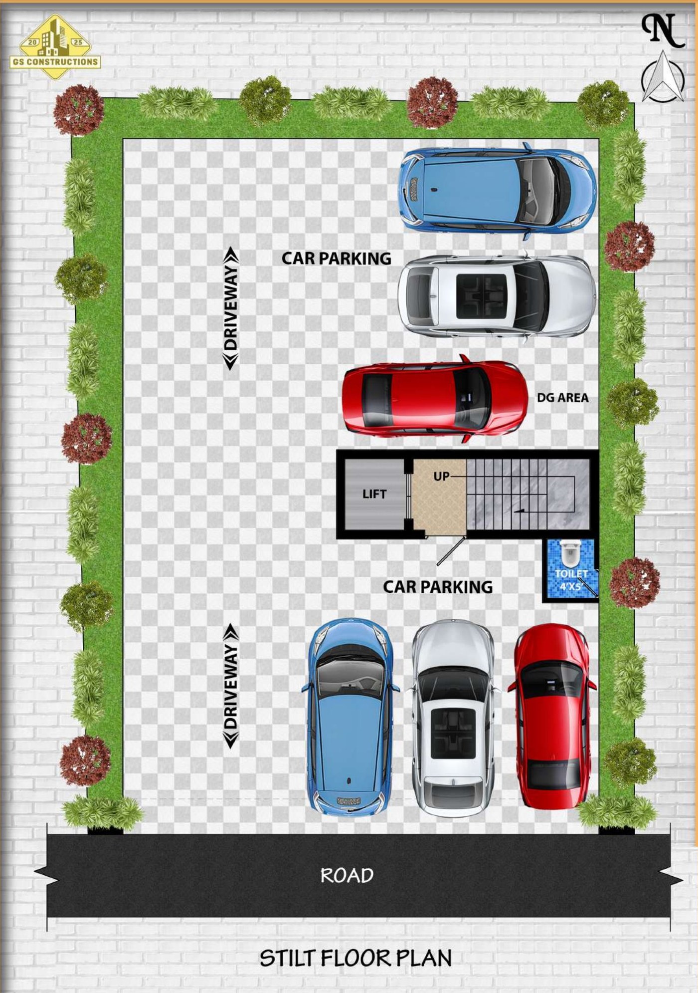 Stilt floor plan